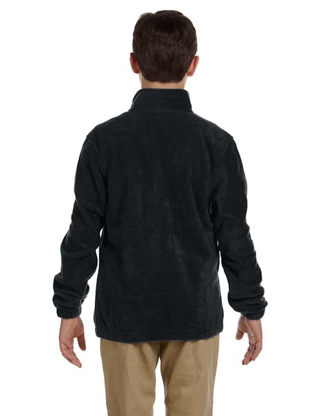 Harriton M990Y Youth 8 oz. Full-Zip Fleece