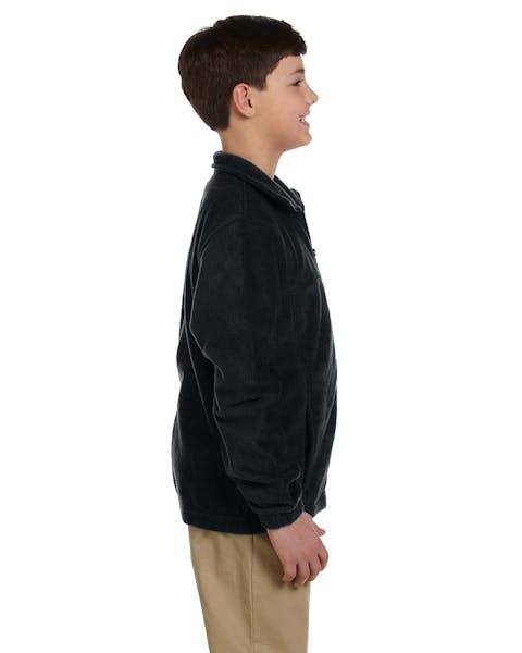 Harriton M990Y Youth 8 oz. Full-Zip Fleece