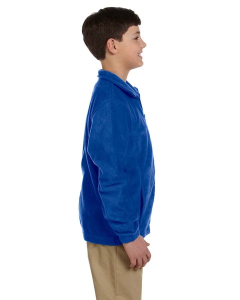 Harriton M990Y Youth 8 oz. Full-Zip Fleece