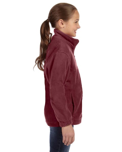 Harriton M990Y Youth 8 oz. Full-Zip Fleece