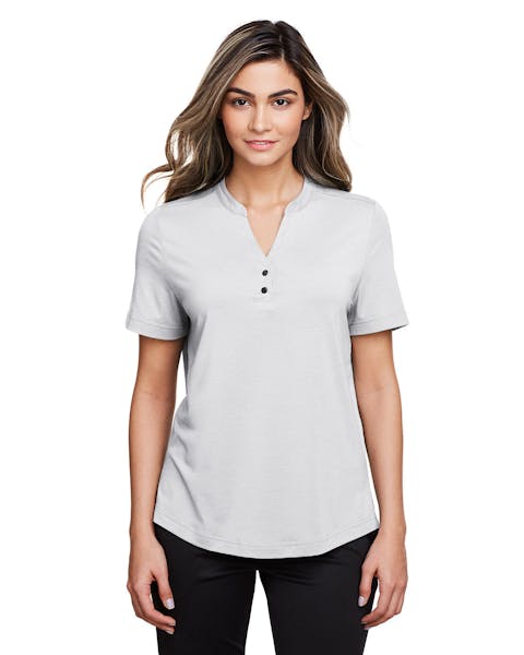 North End NE100W Ladies' Jaq Snap-Up Stretch Performance Polo