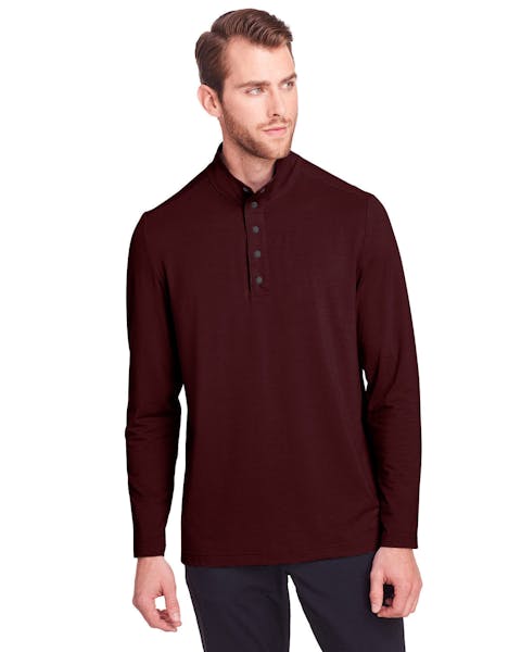 North End NE400 Jaq Snap-Up Stretch Performance Pullover para hombre