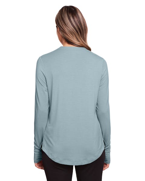 North End NE400W Ladies' Jaq Snap-Up Stretch Performance Pullover