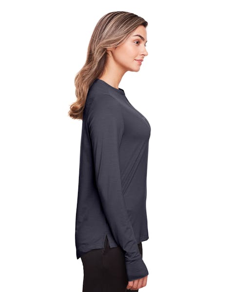 North End NE400W Ladies' Jaq Snap-Up Stretch Performance Pullover