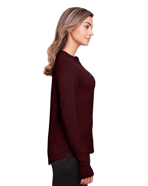 North End NE400W Ladies' Jaq Snap-Up Stretch Performance Pullover