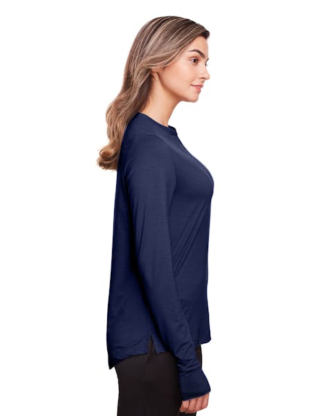 North End NE400W Ladies' Jaq Snap-Up Stretch Performance Pullover