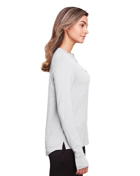 North End NE400W Ladies' Jaq Snap-Up Stretch Performance Pullover