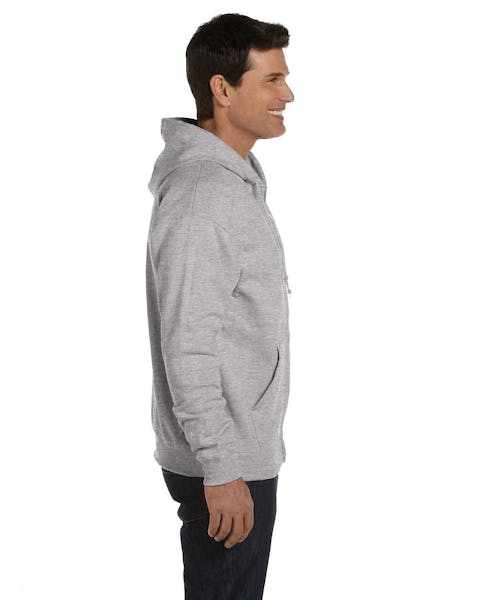 Hanes P180 Adulto EcoSmart 50/50 Sudadera con capucha y cremallera completa