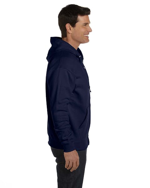 Hanes P180 Adult EcoSmart 50/50 Full-Zip Hooded Sweatshirt