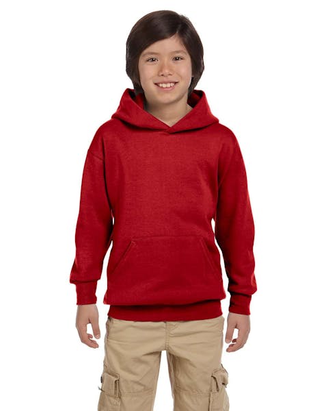 Hanes P473 Youth EcoSmart 50/50 Pullover Hooded Sweatshirt