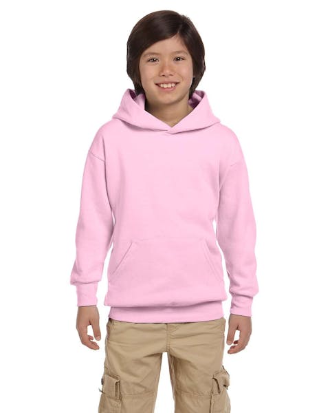 Hanes P473 Youth EcoSmart 50/50 Pullover Hooded Sweatshirt