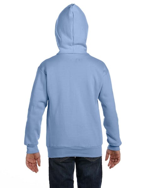 Hanes P480 Youth EcoSmart 50/50 sudadera con capucha y cremallera completa