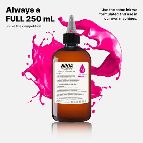 Premium DTF Ink 250mL - Ninja Transfers