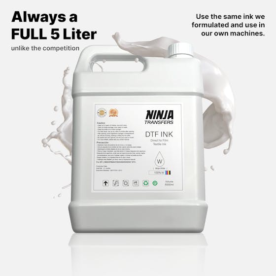 Premium DTF Ink 5 Liters - Ninja Transfers
