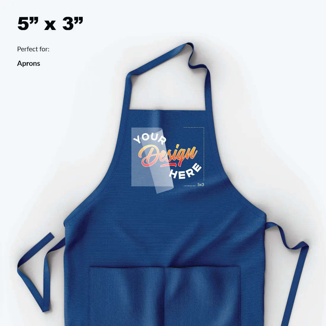 Transfers for aprons 5x3 inches