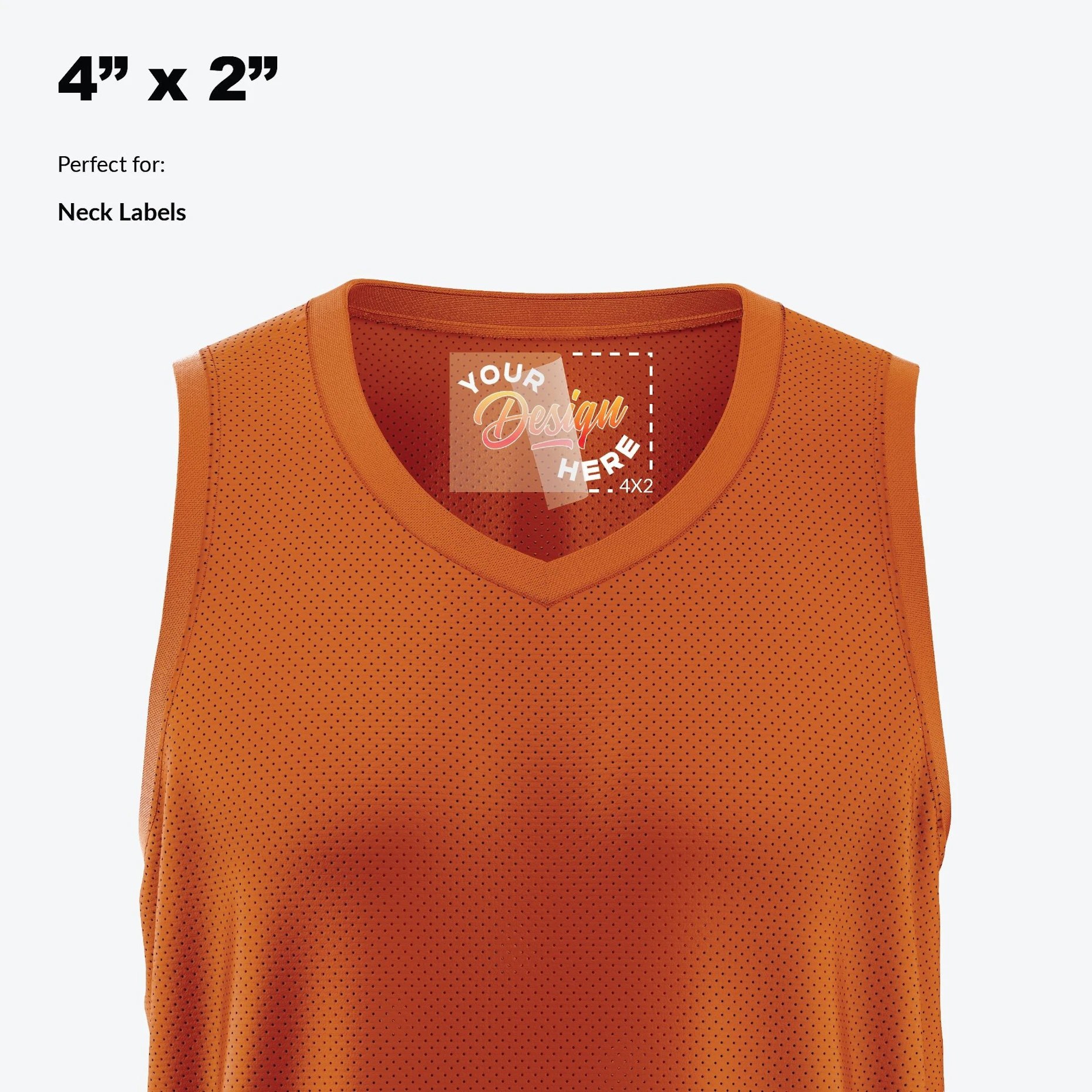 Transfers for Neck Labels | Buy Neck Label Transfers In Bulk