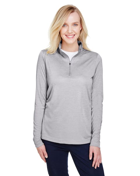 Team 365 TT31HW Ladies' Zone Sonic Heather Performance Quarter-Zip