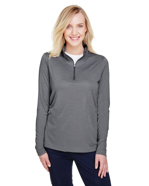 Team 365 TT31HW Ladies' Zone Sonic Heather Performance Quarter-Zip