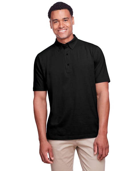 UltraClub UC105 Polo de rendimiento de algodón elástico Lakeshore para hombre