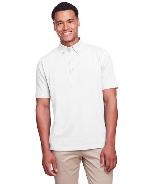 UltraClub UC105 Polo de rendimiento de algodón elástico Lakeshore para hombre