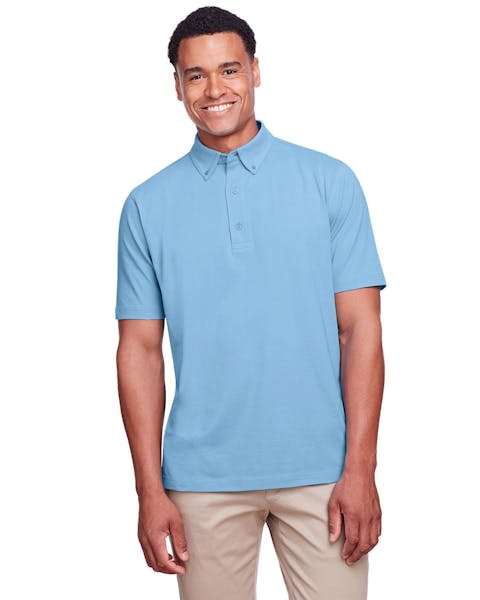 UltraClub UC105 Polo de rendimiento de algodón elástico Lakeshore para hombre