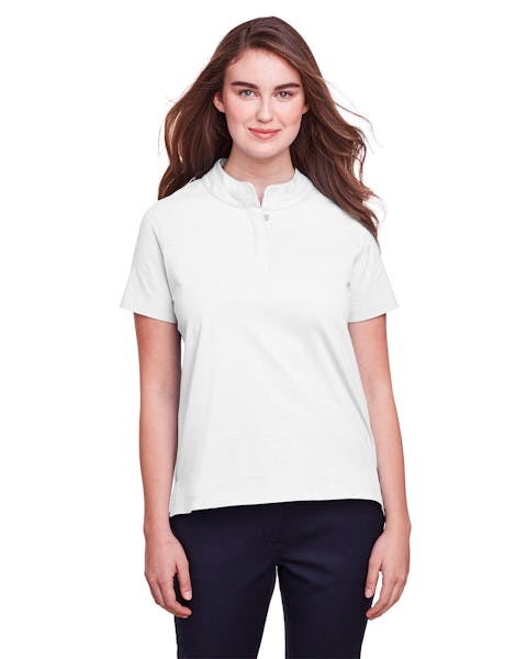 UltraClub UC105W Polo de alto rendimiento de algodón elástico Lakeshore para mujer