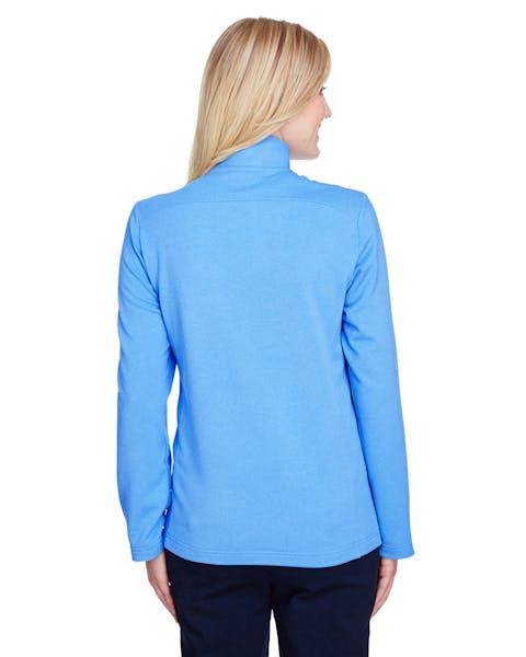 UltraClub UC792W Ladies' Coastal Pique Fleece Quarter-Zip