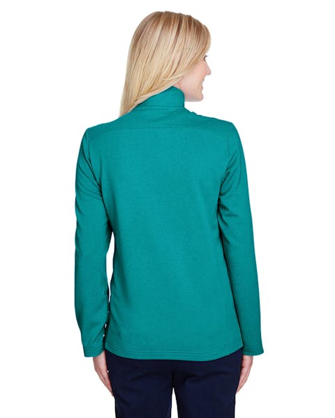 UltraClub UC792W Ladies' Coastal Pique Fleece Quarter-Zip