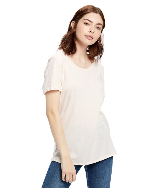 US Blanks US115 Ladies' Short-Sleeve Loose Fit Boyfriend Tee