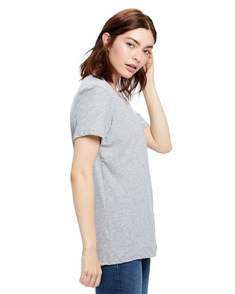 US Blanks US115 Ladies' Short-Sleeve Loose Fit Boyfriend Tee