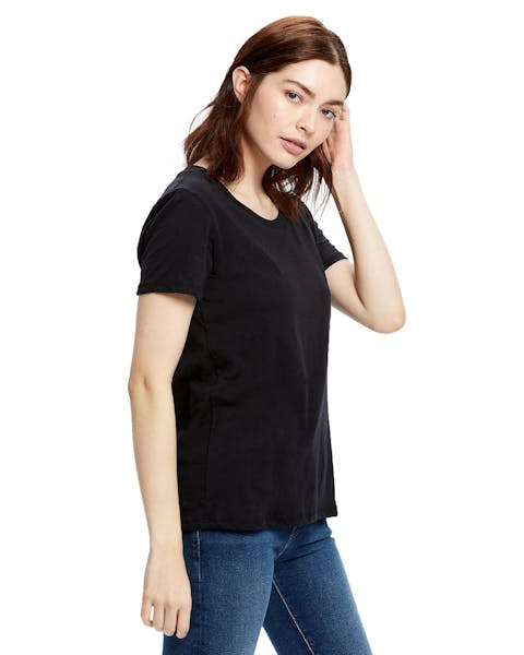 US Blanks US115 Ladies' Short-Sleeve Loose Fit Boyfriend Tee