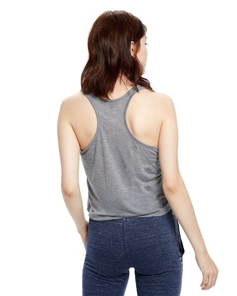 US Blanks US510 Camiseta de tirantes recortada transparente para mujer