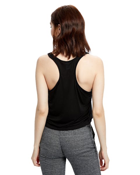 US Blanks US510 Camiseta de tirantes recortada transparente para mujer