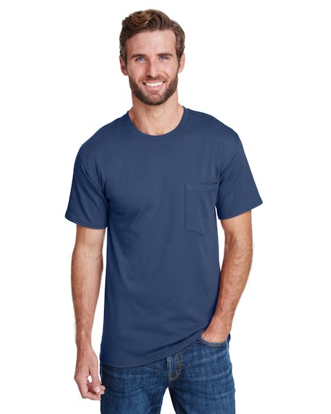 Hanes W110 - Camiseta con bolsillo para ropa de trabajo para adultos