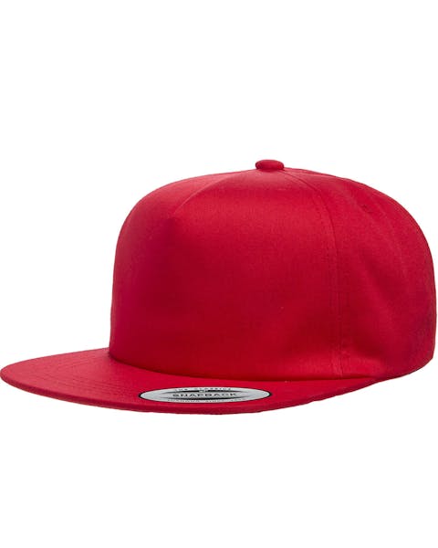 Yupoong Y6502 Adult Unstructured 5-Panel Snapback Cap